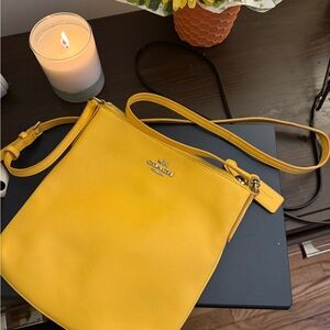 Coach Vibrant Yellow Crossbody Bag